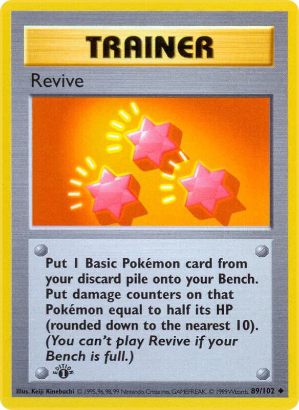 Revive 089/102 from Base Set (Shadowless)