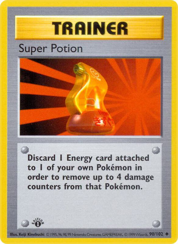 Super Potion 090/102 from Base Set (Shadowless)