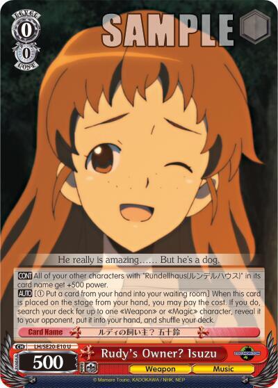 Rudy's Owner? Isuzu (Alternate Art Foil)