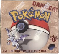 Pokemon Fossil [1st Edition] Booster Box from Fossil Pokemon card image