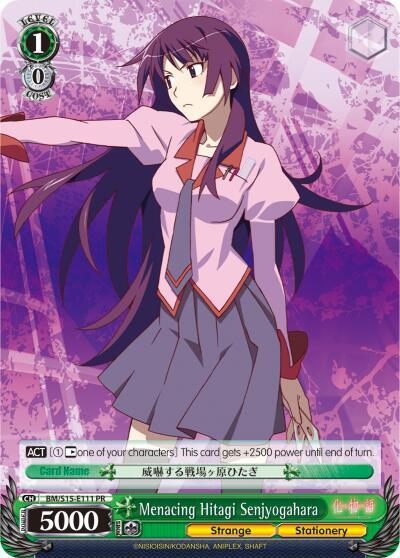 Menacing Hitagi Senjyogahara