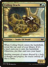 Coiling Oracle - Commander 2015 - Magic: The Gathering card