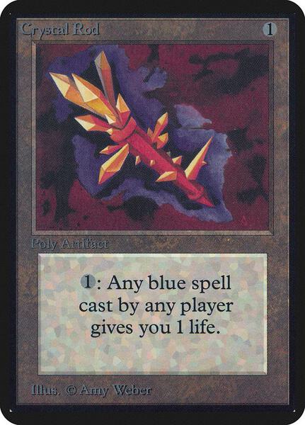 Crystal Rod - Alpha Edition - Magic: The Gathering - TCGplayer.com