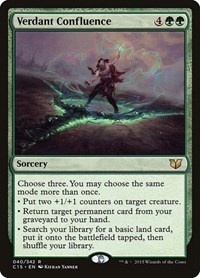 Verdant Confluence - Commander 2015 - Magic: The Gathering card