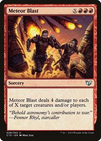 Meteor Blast - Commander 2015 - Magic: The Gathering card