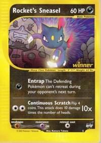 Rocket's Sneasel - 5 [Winner] 005/009 from Best of Promos