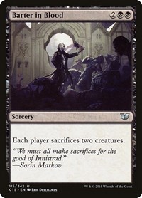 Barter in Blood - Commander 2015 - Magic: The Gathering card