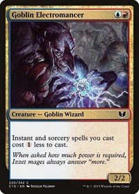 Goblin Electromancer - Commander 2015 - Magic: The Gathering card