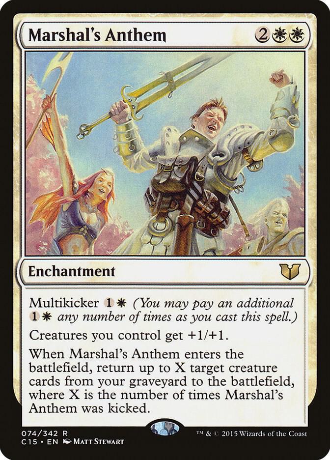 Marshal's Anthem 74 card