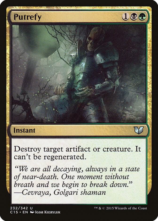 Putrefy 232 card