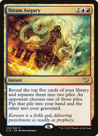 Steam Augury - Commander 2015 - Magic: The Gathering card