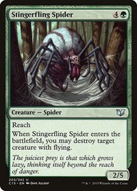 Stingerfling Spider - Commander 2015 - Magic: The Gathering card