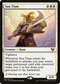 Sun Titan - Commander 2015 - Magic: The Gathering card