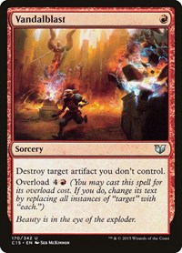 Vandalblast - Commander 2015 - Magic: The Gathering card