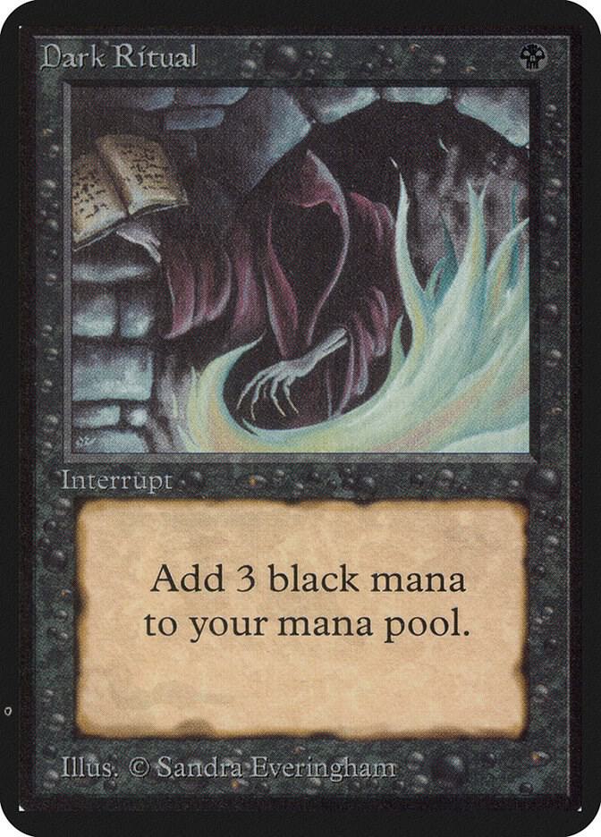 β Dark Ritual 3枚セット Dark Ritual - Alpha Edition - Magic: The Gathering - TCGplayer.com