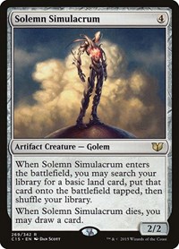 Solemn Simulacrum - Commander 2015 - Magic: The Gathering card