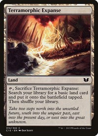 Terramorphic Expanse - Commander 2015 - Magic: The Gathering card