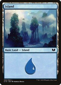 Island (330) - Commander 2015 - Magic: The Gathering card