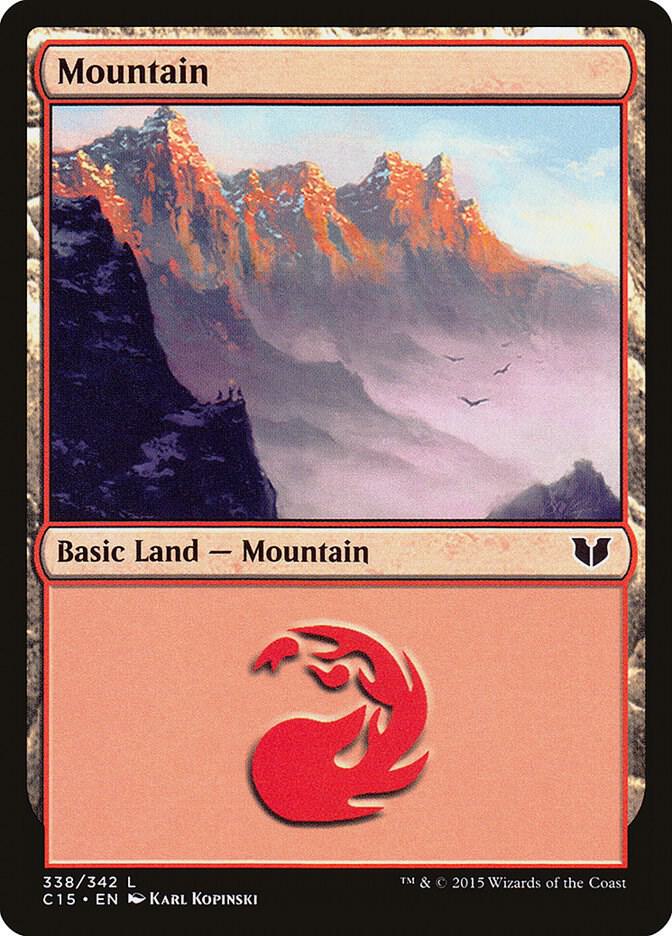 Mountain (338) 338 card
