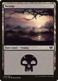 Swamp (333) - Commander 2015 - Magic: The Gathering card