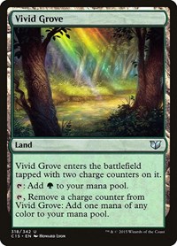 Vivid Grove - Commander 2015 - Magic: The Gathering card
