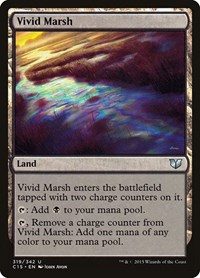 Vivid Marsh - Commander 2015 - Magic: The Gathering card