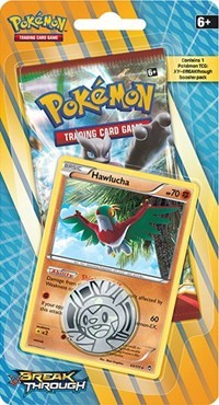 BREAKthrough Single Pack Blister [Hawlucha] from XY - BREAKthrough Pokemon card image