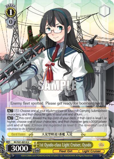 1st Oyodo-class Light Cruiser, Oyodo