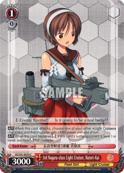 3rd Nagara-class Light Cruiser, Natori-Kai