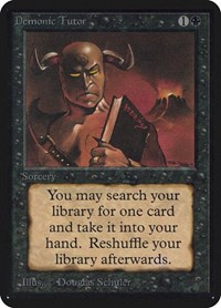 Demonic Tutor - Alpha Edition