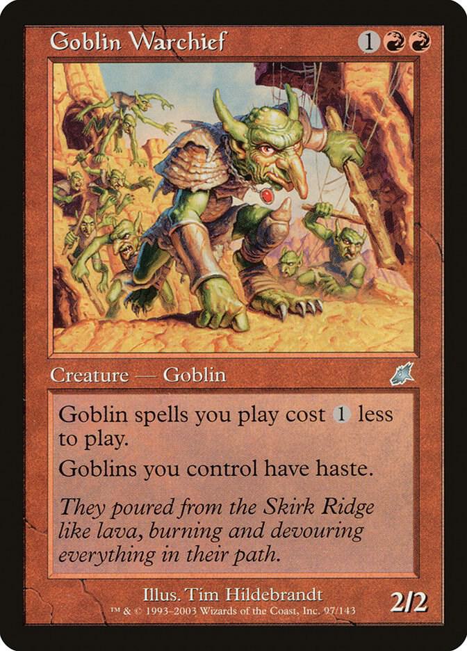 Goblin Warchief - Scourge - Magic: The Gathering - TCGplayer.com