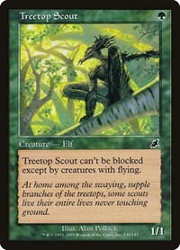 Treetop Scout - Scourge - Magic: The Gathering card