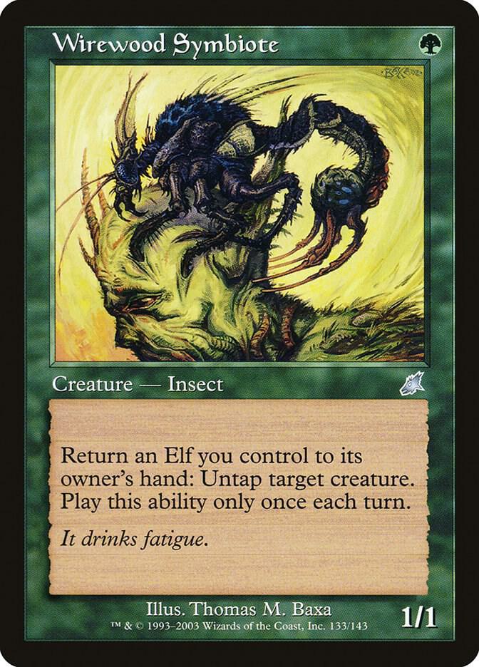 ワイアウッドの共生虫/Wirewood Symbiote SCG英語　foil Wirewood Symbiote - Scourge - Magic: The Gathering - TCGplayer.com