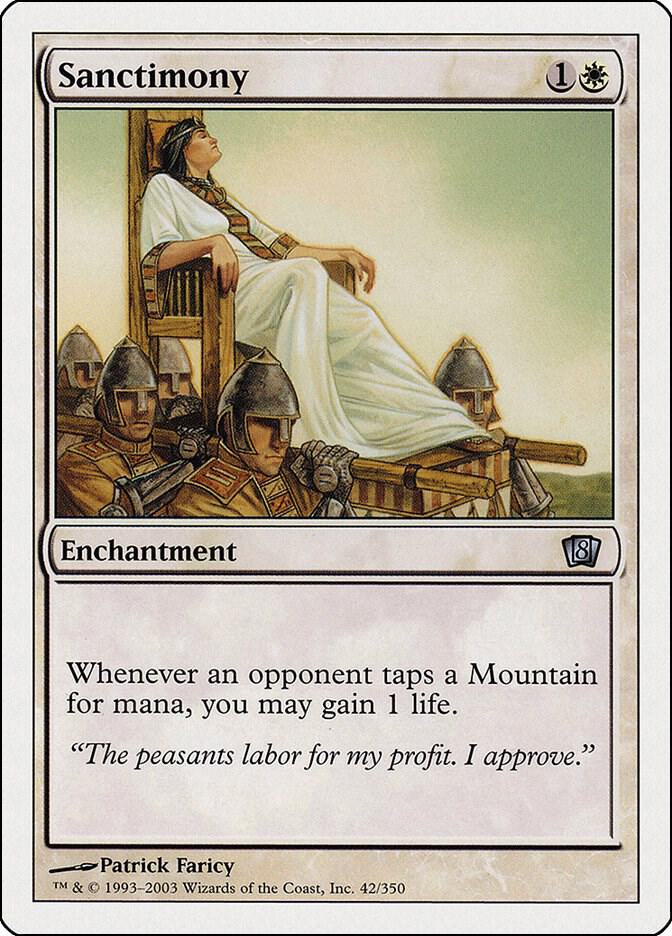 Sanctimony 42 card