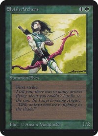 Elvish Archers - Alpha Edition