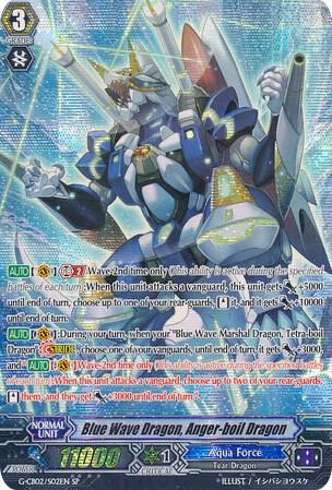 Blue Wave Dragon, Anger-boil Dragon (SP) - G-CB02: Commander of