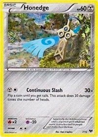 Honedge #007/012 from McDonald's Promos 2014 Pokemon card image