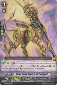Gear Pony Aware of Twilight