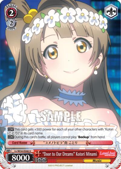 "Door to Our Dreams" Kotori Minami