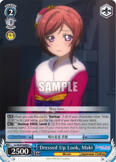 Dressed Up, Maki