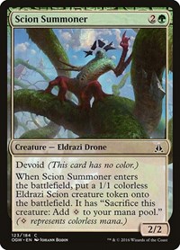 Scion Summoner #123 from Oath of the Gatewatch Pokemon card image