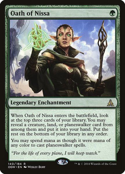 Oath of Nissa - Oath of the Gatewatch - Magic: The Gathering