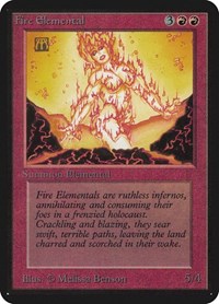 Fire Elemental (Alpha Edition)