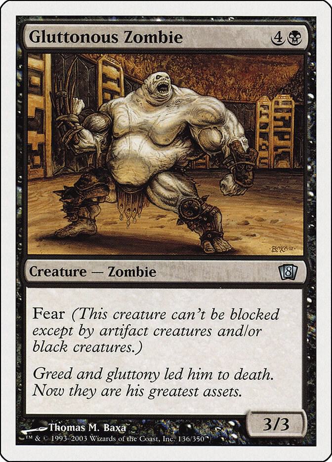 Gluttonous Zombie 136 card