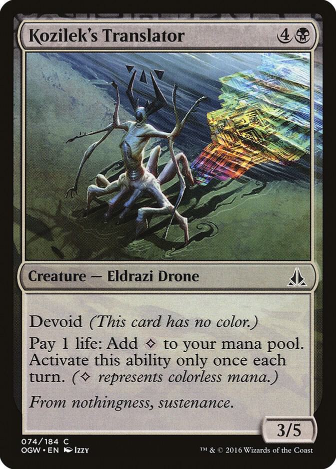 Kozilek's Translator - Oath of the Gatewatch - Magic: The