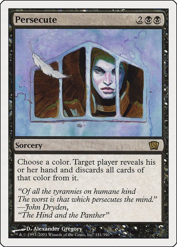 Persecute 151 card