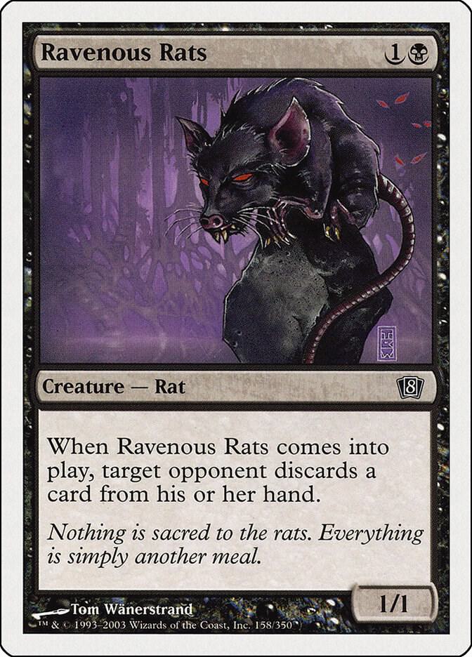 Ravenous Rats - 8th Edition - Magic: The Gathering - TCGplayer.com