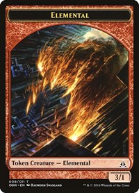 Elemental Token (009) - Oath of the Gatewatch - Magic: The Gathering card