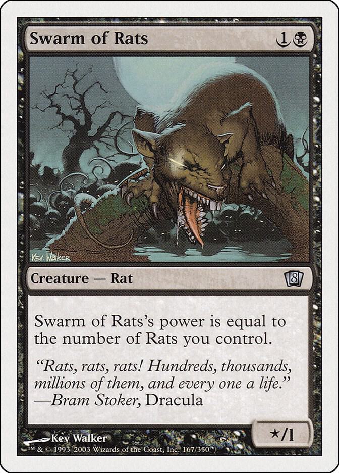 Swarm of Rats 167 card