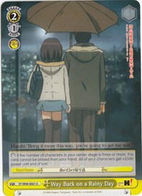 Way Back on a Rainy Day (The Melancholy of Haruhi Suzumiya) — Weiss Schwarz card